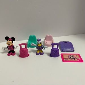 DISNEY JUNIOR FIGURES AND PARTS FOR MINNIE MOUSE AIRPLANE lot Daisy Duck toys